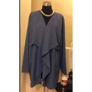 Blue Cardigan Blazer